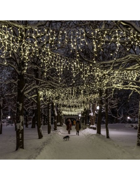 Profesionali AdamLights lauko girlianda varvekliai | IP67, 648 LED, 1800 x 50 cm