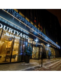 Profesionali AdamLights lauko girlianda varvekliai | IP67, 756 LED, 2100 x 50 cm 2