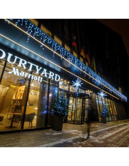 Profesionali AdamLights lauko girlianda varvekliai | IP67, 756 LED, 2100 x 50 cm