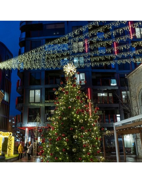 Profesionali AdamLights lauko girlianda varvekliai | IP67, 174 LED, 300 x 90 cm