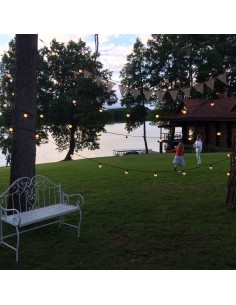 5 m ilgio LED girlianda “Party Lights” | IP44, Baltas laidas, 10 lempučių (kas 50 cm) 2