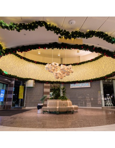 Profesionali AdamLights lauko girlianda šviesos užuolaida | IP67, 300 LED, 200x150 cm