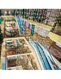 Profesionali AdamLights lauko girlianda šviesos užuolaida | IP67, 600 LED, 200x300 cm 2